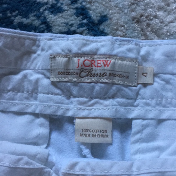 J.Crew white shorts size 4 - Picture 2 of 2